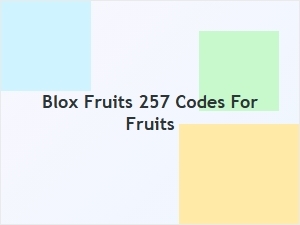 Blox Fruits Codes for Free Fruit Rewards